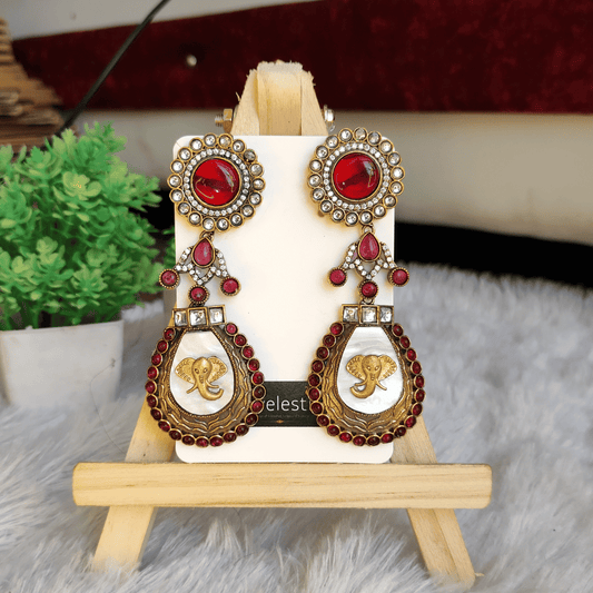 Jewelestia Divine Royal Drop Earrings